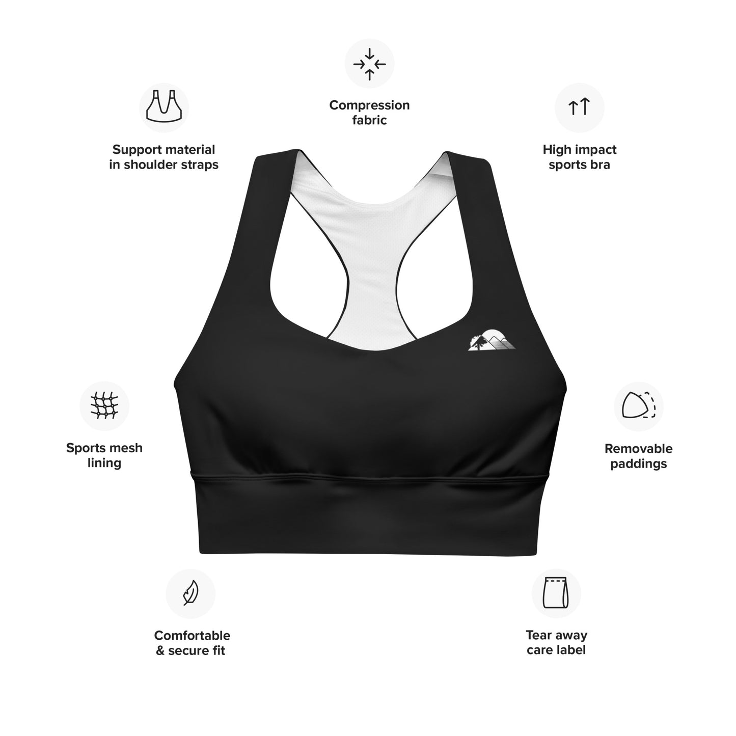 Black Sports Bra