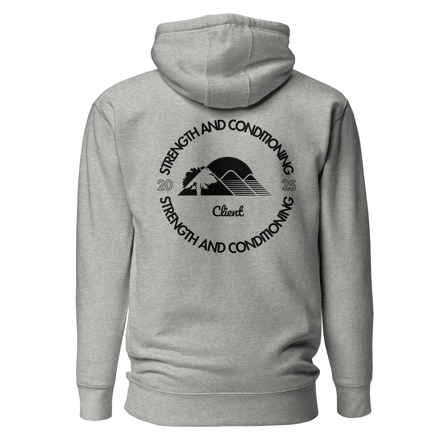"A Strength & Conditioning Hoodie" - Black Label