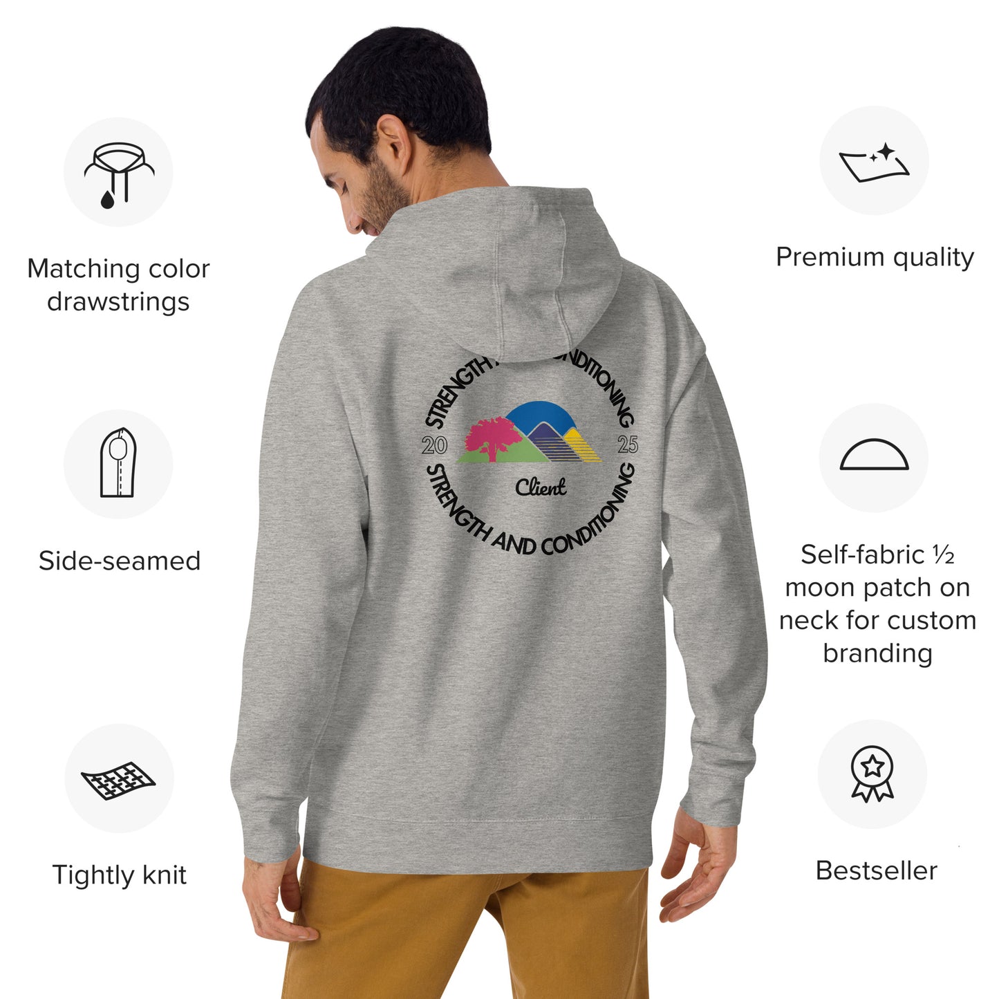 "A Strength & Conditioning Hoodie" - Color Label