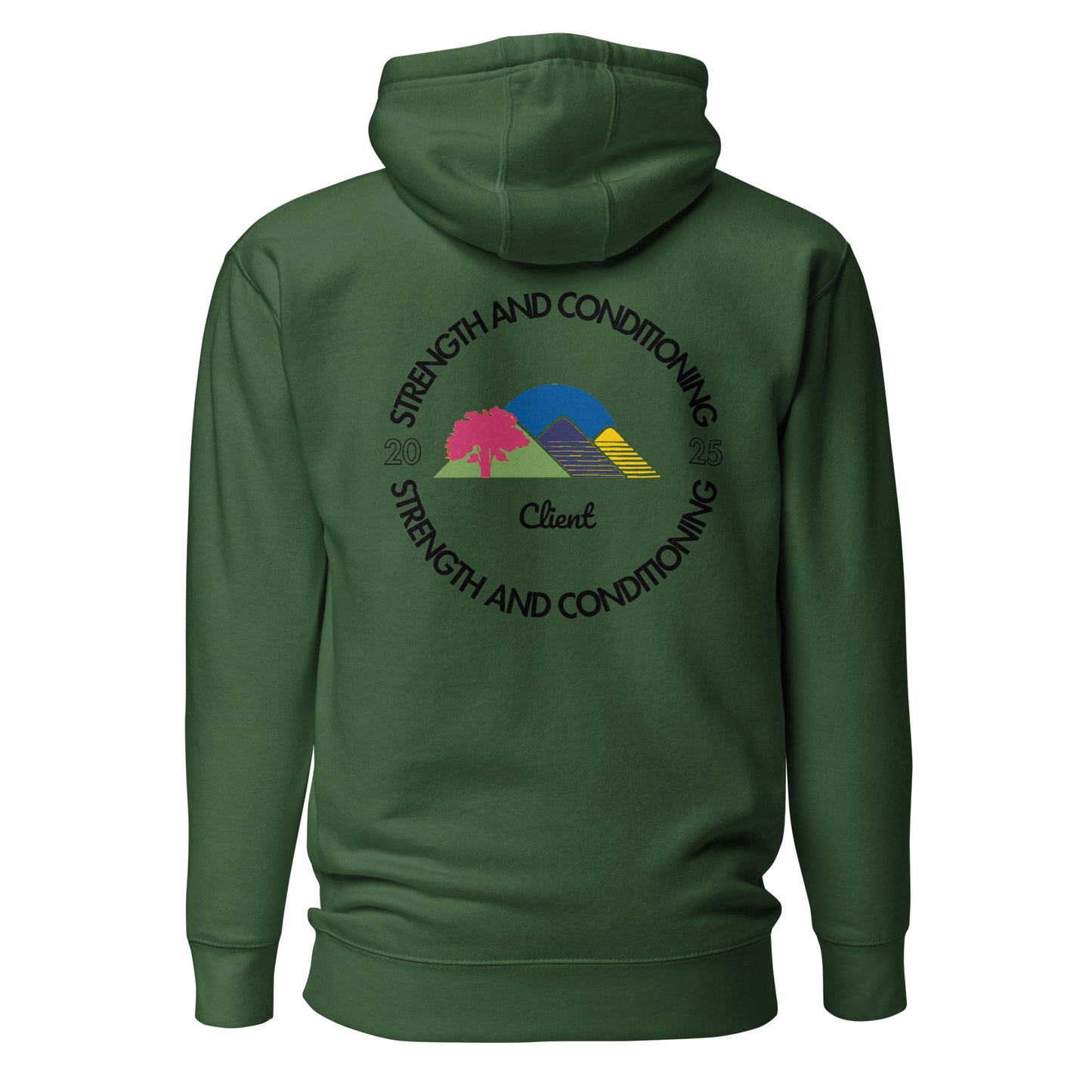 "A Strength & Conditioning Hoodie" - Color Label