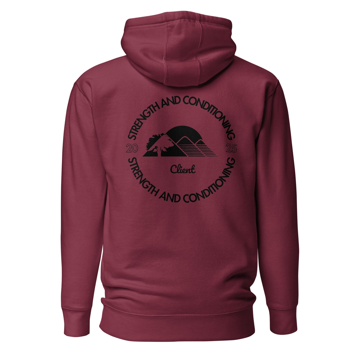 "A Strength & Conditioning Hoodie" - Black Label