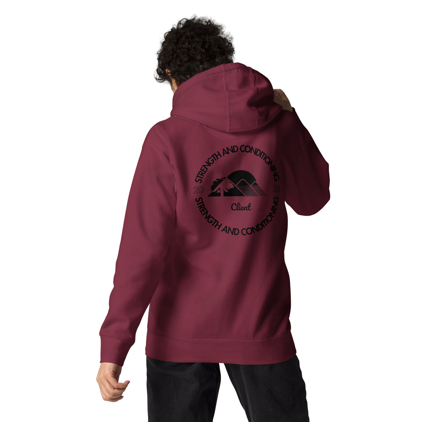 "A Strength & Conditioning Hoodie" - Black Label