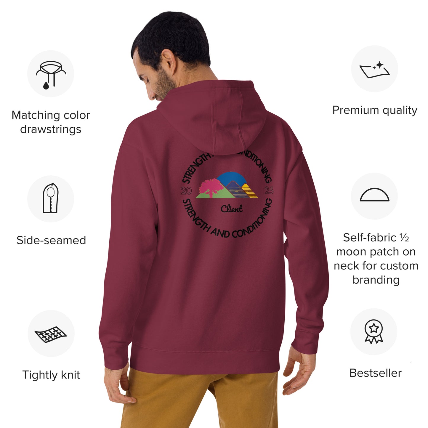 "A Strength & Conditioning Hoodie" - Color Label