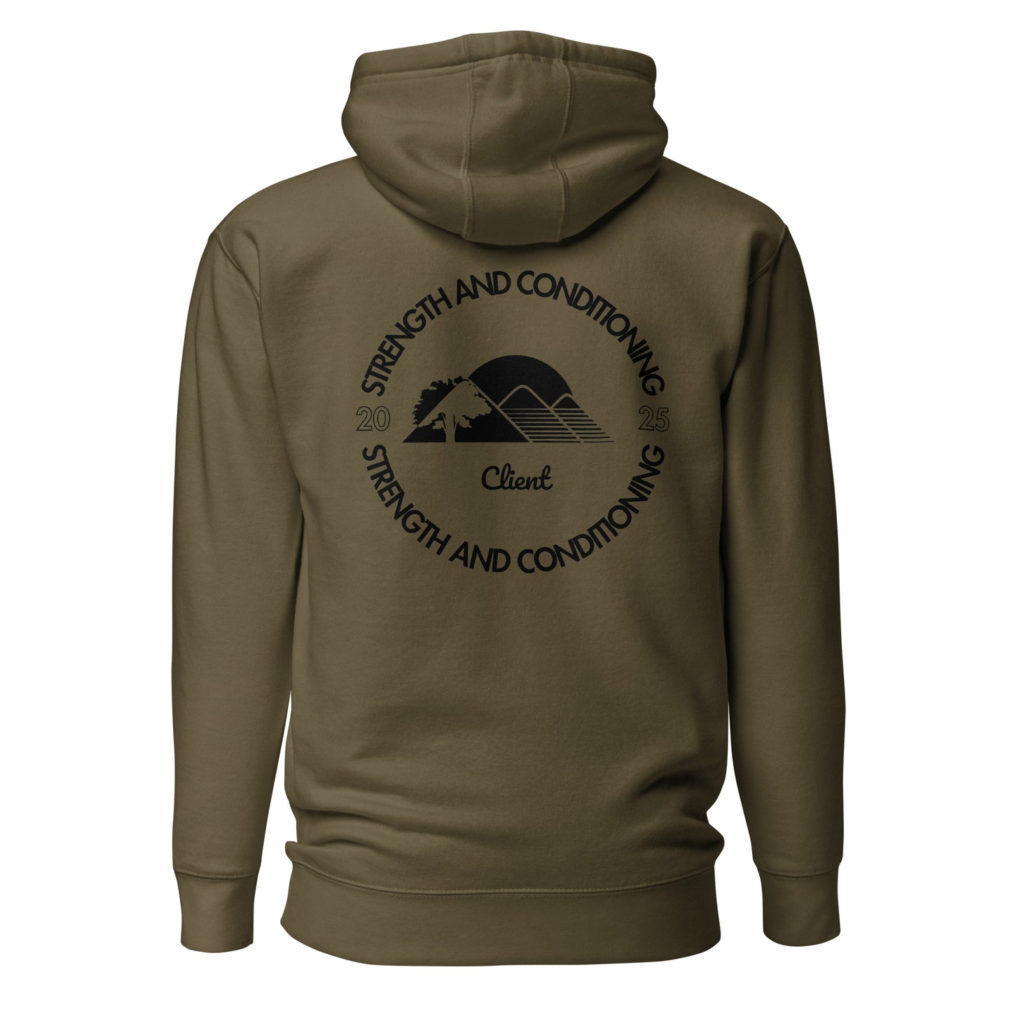 "A Strength & Conditioning Hoodie" - Black Label