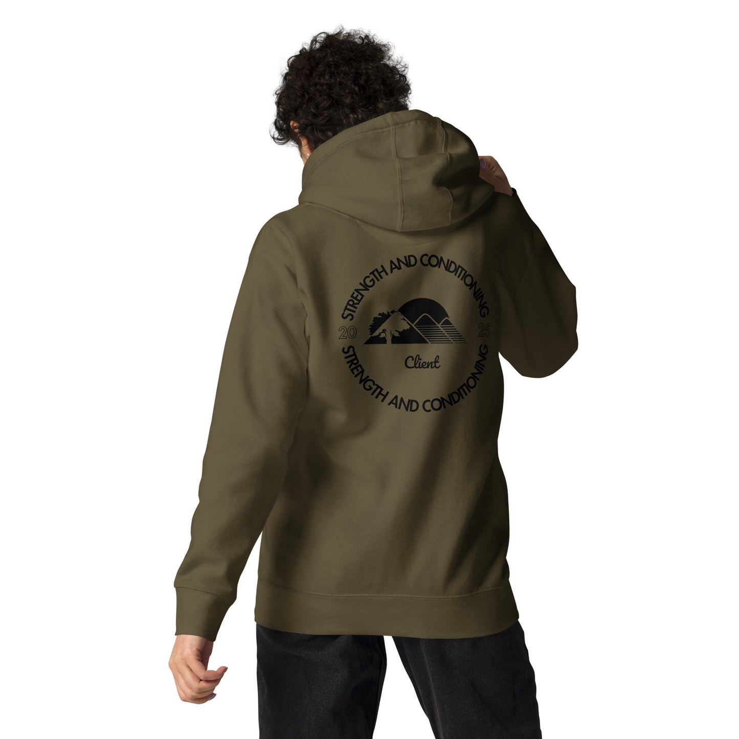 "A Strength & Conditioning Hoodie" - Black Label