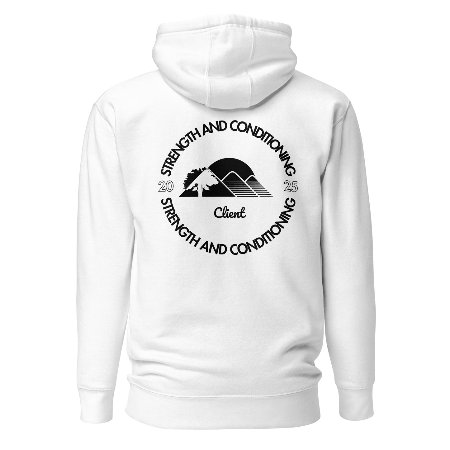 "A Strength & Conditioning Hoodie" - Black Label